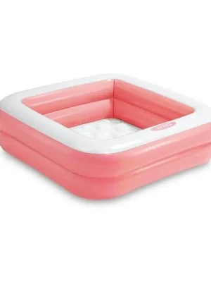 Dětský bazének čtverec Intex 57100, růžová Autentický