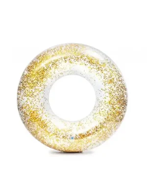 Objednat Nyní Nafukovací kruh INTEX 56274 Glitter 119 cm, zlatá