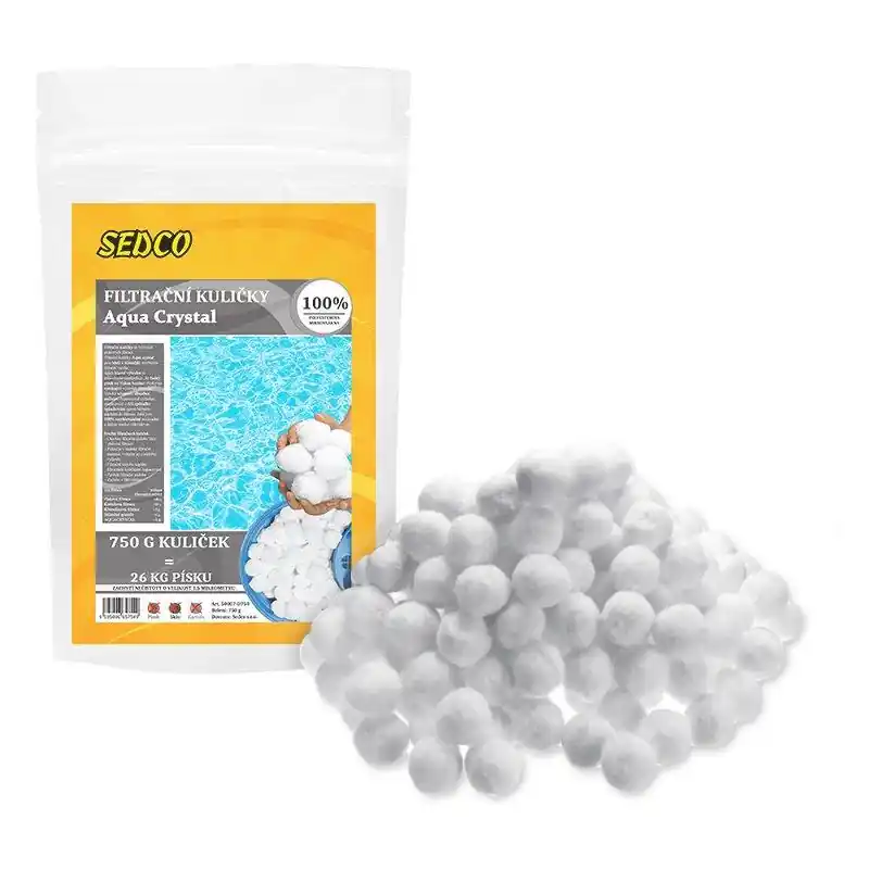 Filtrační kuličky PES AQUA CRYSTAL 750 g Přímo Od Výrobce