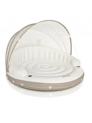 Koupit Online Nafukovací lehátko Canopy Island Intex 58292 199×150 cm, béžová