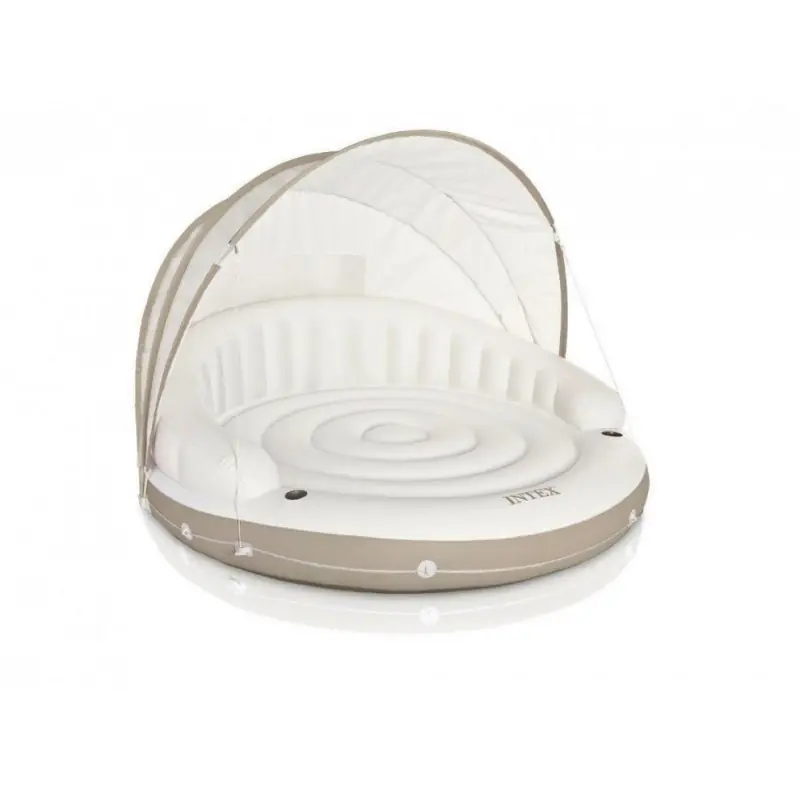 Koupit Online Nafukovací lehátko Canopy Island Intex 58292 199×150 cm, béžová