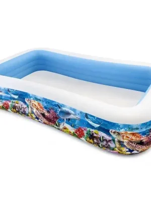 Oblíbený Bazén INTEX FAMILY nafukovací OBDELNÍK POTISK 305X183X56