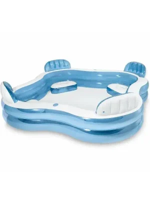 Bazén INTEX 56475 nafukovací - s opěrkami 229x229x66 cm Expresní Doručení