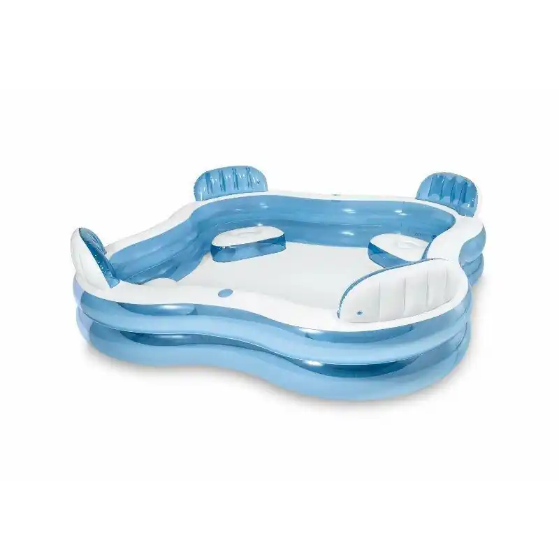 Bazén INTEX 56475 nafukovací - s opěrkami 229x229x66 cm Expresní Doručení