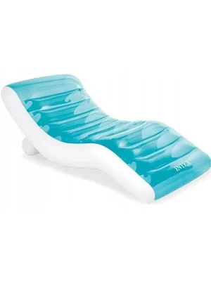 Nafukovací lehátko Intex 56874 SPLASH LOUNGE 191x99 cm, bílá/modrá Doprava Zdarma