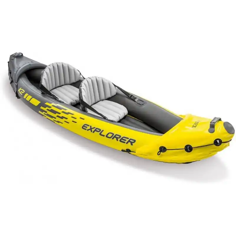 Vysoce Kvalitní Člun INTEX 68307 EXPLORER K2 SET MODEL 2025, žlutá