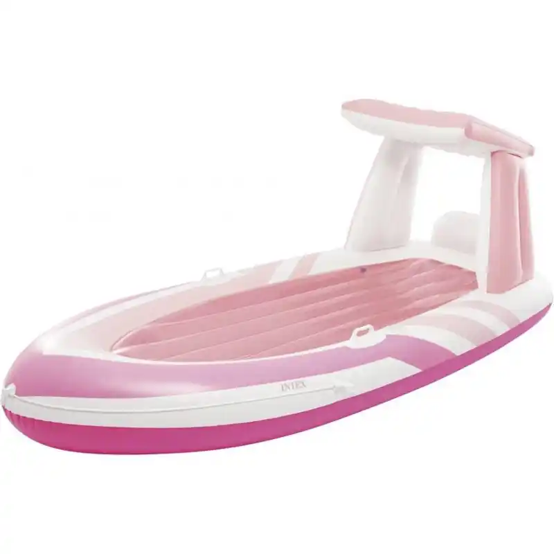 Nafukovací lehátko INTEX 57804 PINK PARADISE BOAT FLOAT 244x119x97cm Omezená Nabídka