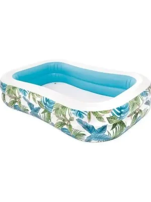 Značkový Bazén INTEX 57177 TROPICAL SWIM CENTER™ FAMILY POOL 229x152x48 cm