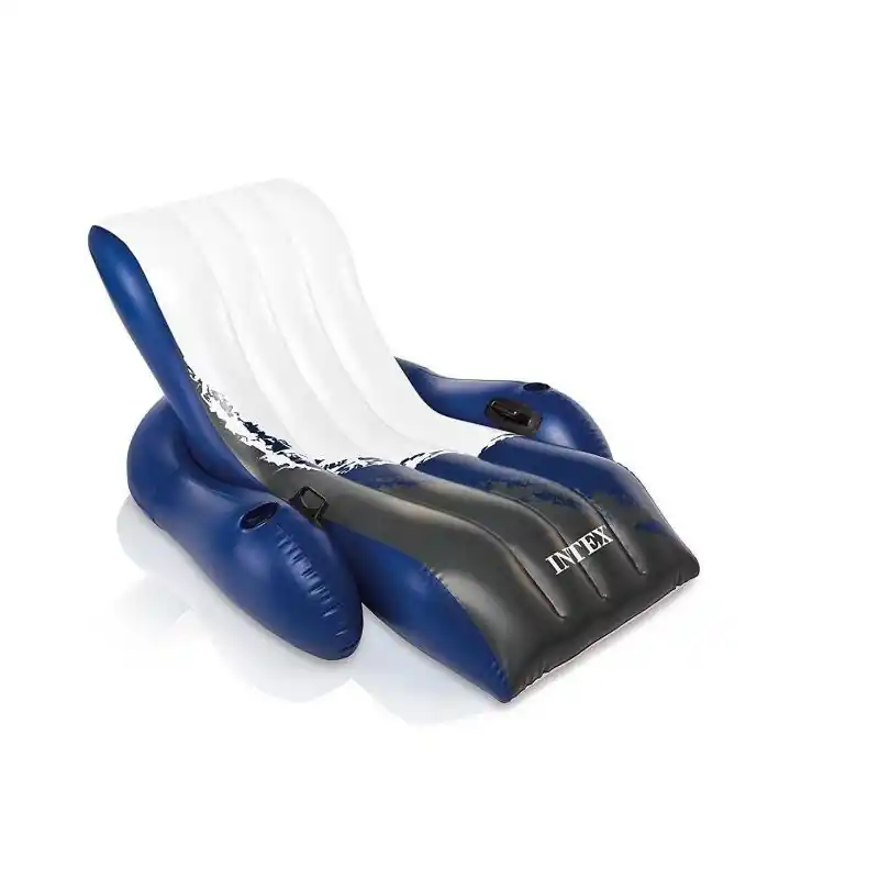 Sezónní Sleva Lehátko nafukovací Intex 58868 RECLINER LOUNGE 180 x 135 cm, modrá