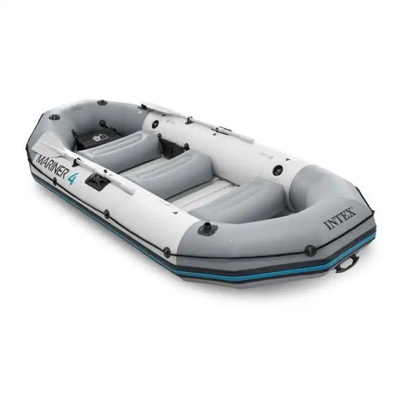 Ověřený Člun INTEX 68376 MARINER 4 Set, šedá