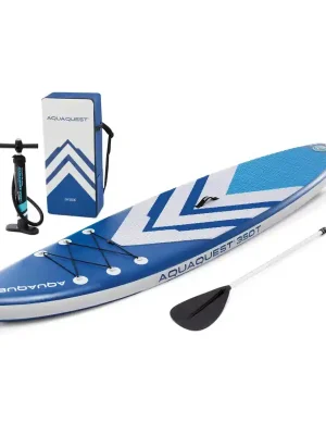 Paddleboard INTEX AquaQuest 350T Touring SUP, bílá/modrá Pouze Dnes