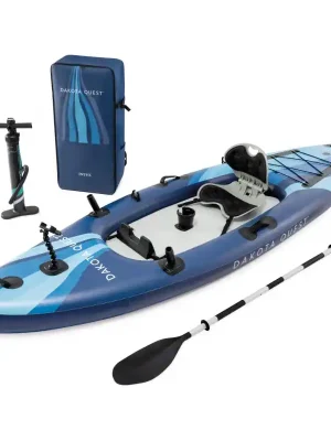 Rychlé Dodání Kajak INTEX 68245 Dakota Quest™ Sit-on-top / SUP hybrid, modrá