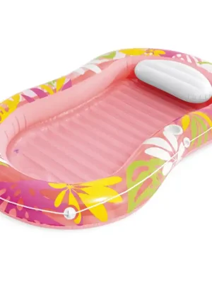 Ověřený Nafukovací lehátko Intex 57803 TROPICAL OASIS LOUNGER 206x122 cm, růžová
