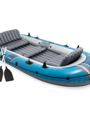 Rychlé Dodání Nafukovací člun INTEX 66325 Sport Series EXCURSION 5 Set, modrá
