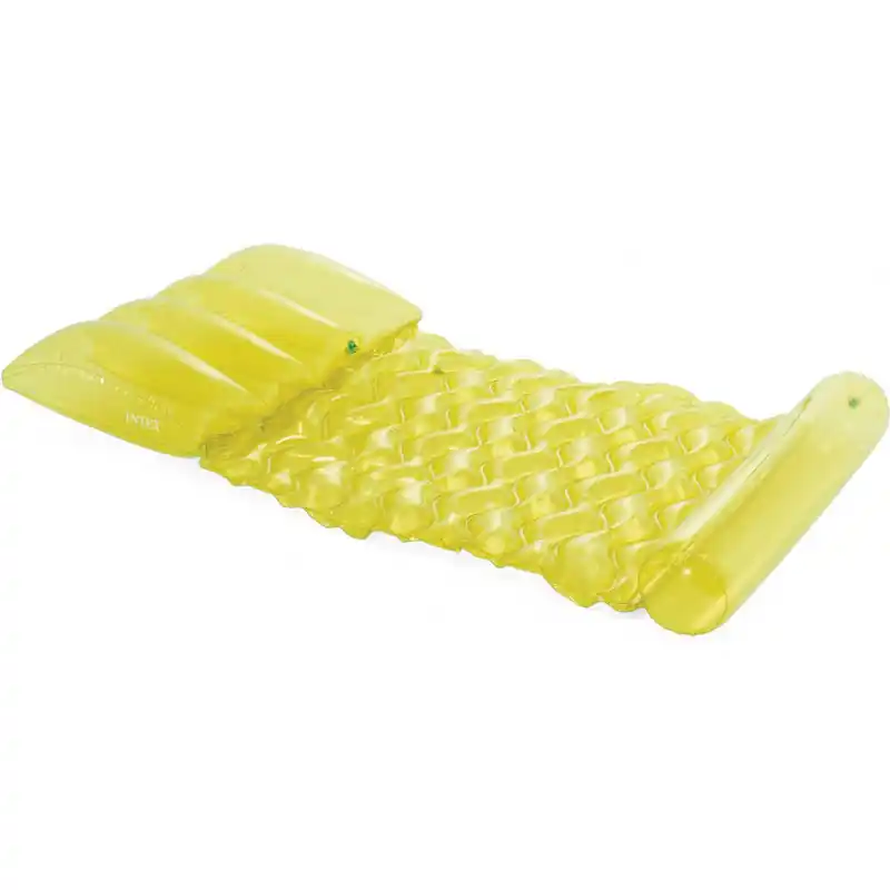 Nafukovací lehátko INTEX 58725 WATER HAMMOCK 173x89 cm, limetková Časově Omezené