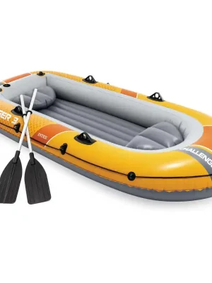 Nafukovací člun INTEX 66313 Challenger 3 Set, žlutá Dokud Zásoby Vydrží
