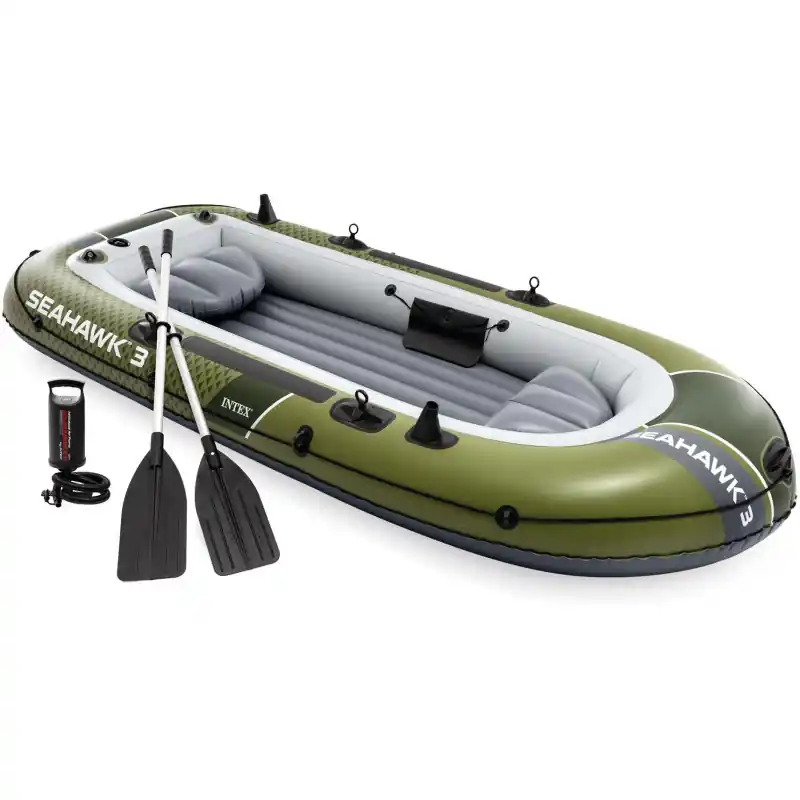 Nafukovací člun INTEX 66333 Sport Series SEAHAWK 3 Set, zelená Časově Omezené