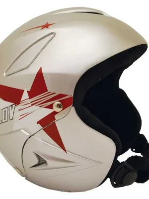 Akce Lyžařská přilba SULOV RANGER, stříbrná lesk-hvězdy