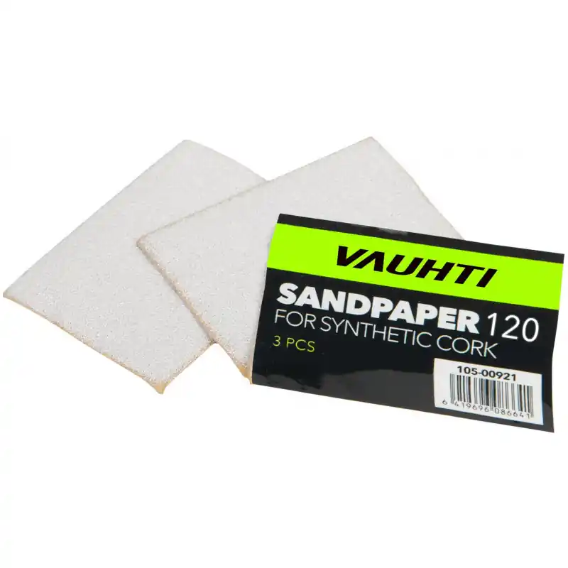Akce Vauhti Sandpaper pro systetický korek 120 (3 ks)