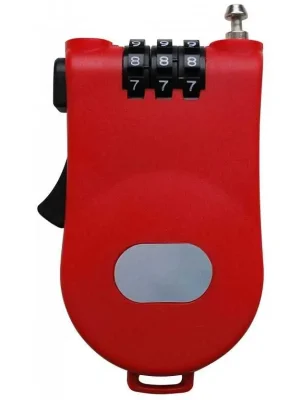 Zlevněný Zámek LIFEFIT MULTI 100x1,6mm, červený