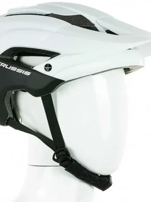 Autentický Cyklistická helma CRUSSIS 03012 - bílo/černá