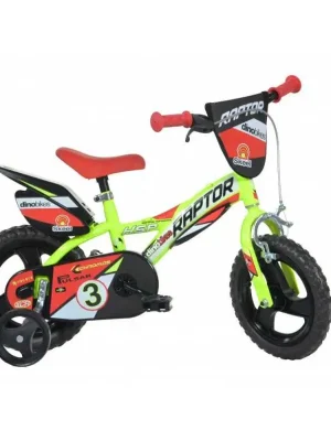 Dětské kolo Dino Bikes 612L-RP Raptor 12 neon yellow Doprava Zdarma